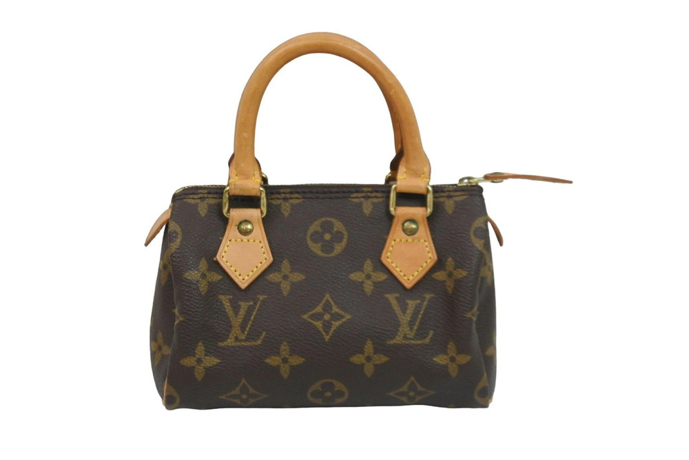 Louis Vuitton Speedy Boston Bag Monogram Brown Gold
